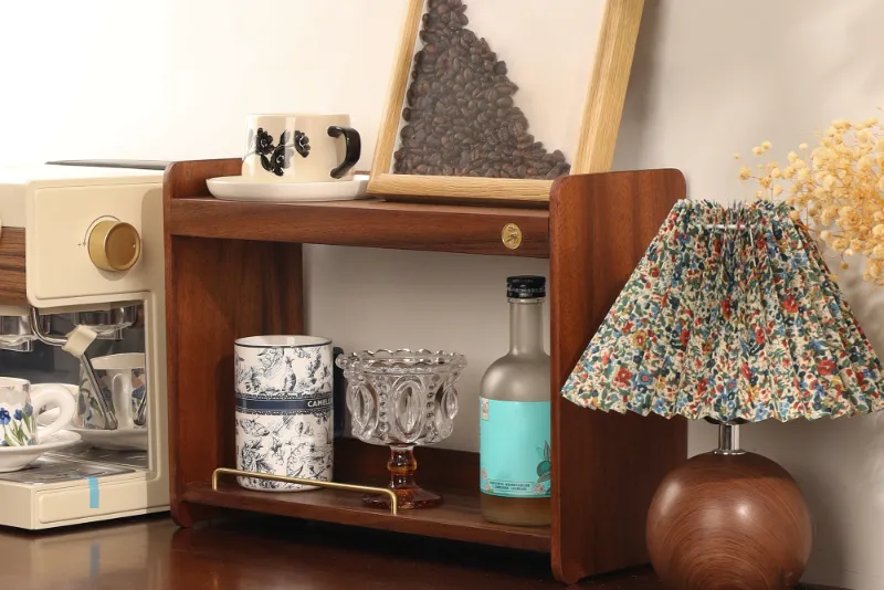 Walnut Wood/Cherry Wood Mug Organizer