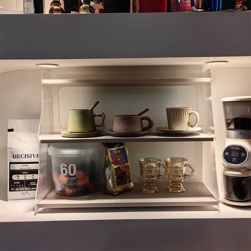 Customization acrylic and solid wooden cup holder