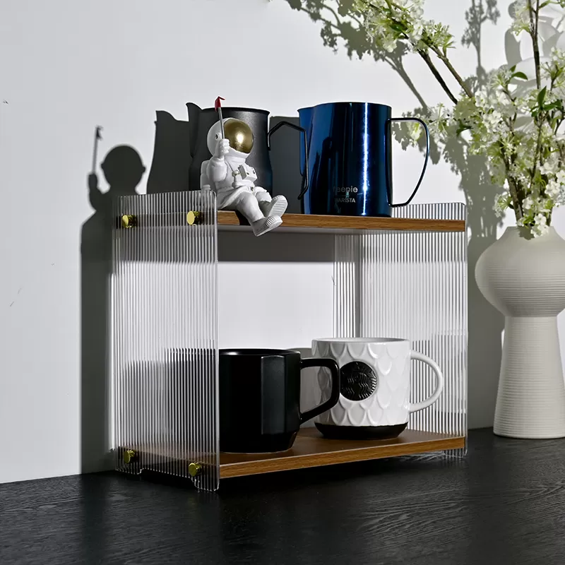Wooden Utensil Standing Storage cups Holder