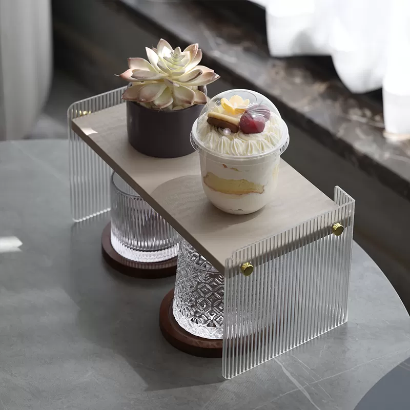 Wooden Utensil Standing Storage cups Holder