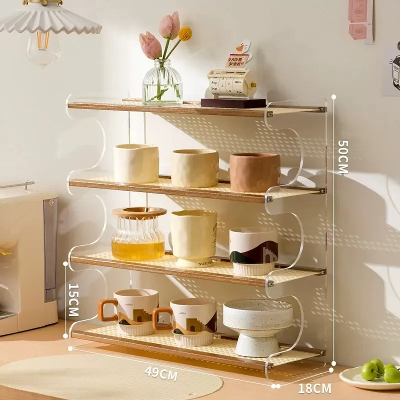 Kitchen Cookware Pot Organizer Rack Cups Holder