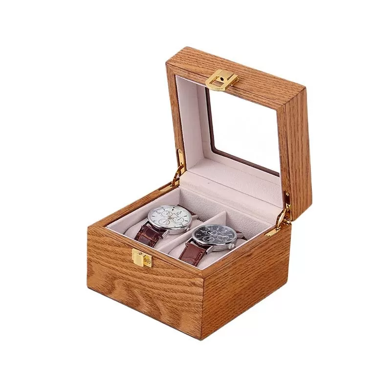 Wholesale Custom Wooden Storage Box Rings Earrings Jewelry Watch Display Organizer