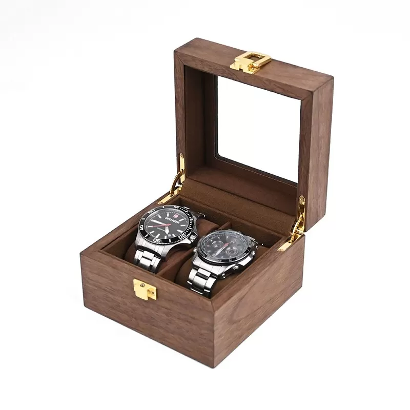 Wholesale Custom Wooden Storage Box Rings Earrings Jewelry Watch Display Organizer