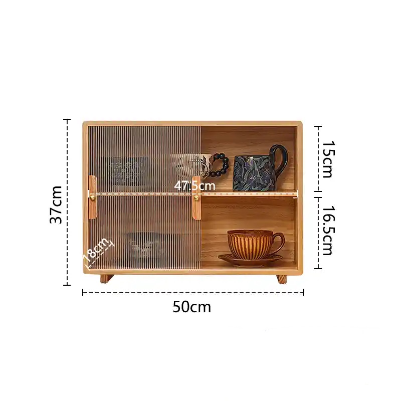 All-season Rustic Storage Wooden shelf Organizer