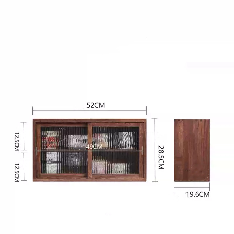 Modern solid Wooden Display Organizer For Kitchen Storage Mugs